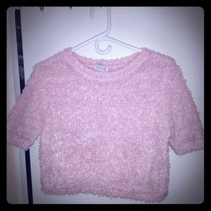 Pink crop top